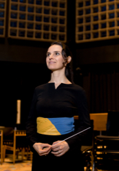 Dirigentin Oksana Lyniv, Foto: Roman Ivanov