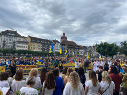 Flashmob mit Beethoven in Luzern, Foto: Emma Farge