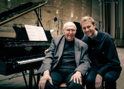 Gyoergy Kurtag und Benjamin Appl, Foto: Baling Hrotko