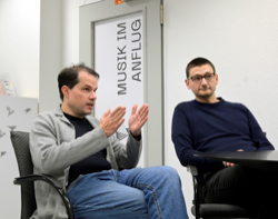 Intendant Fehlmann und Fabian Burstein, Foto: Ral Moray