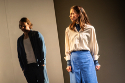 Michael Borth als Joseph De Rocher und Anna Dowsley als Sister Helen Prejean, Foto: Matthias Jung