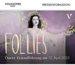 Musical Follies von Stephen Sondheim hat im April 2025 Premiere. Foto: Volksoper Wien