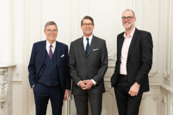Prof. Ernst-Moritz Lipp, Dr. Ralf Kogeler und Benedikt Stampa, Foto: Christiane Haumann-Frietsch