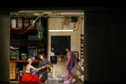 Szene aus John Adams' The Gospel According To The Other Mary an der Wiener Volksoper, Foto: Barbara Palffy / Volksoper Wien