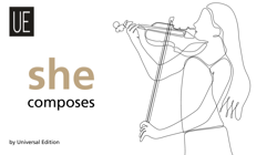 she composes, Foto: Universal Edition Wien