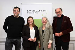 (v.l.n.r.) Andreas Scholl, Katharina Binz, Sarahh Lipfert und Peter Stieber., Foto: Kristina Schaefer